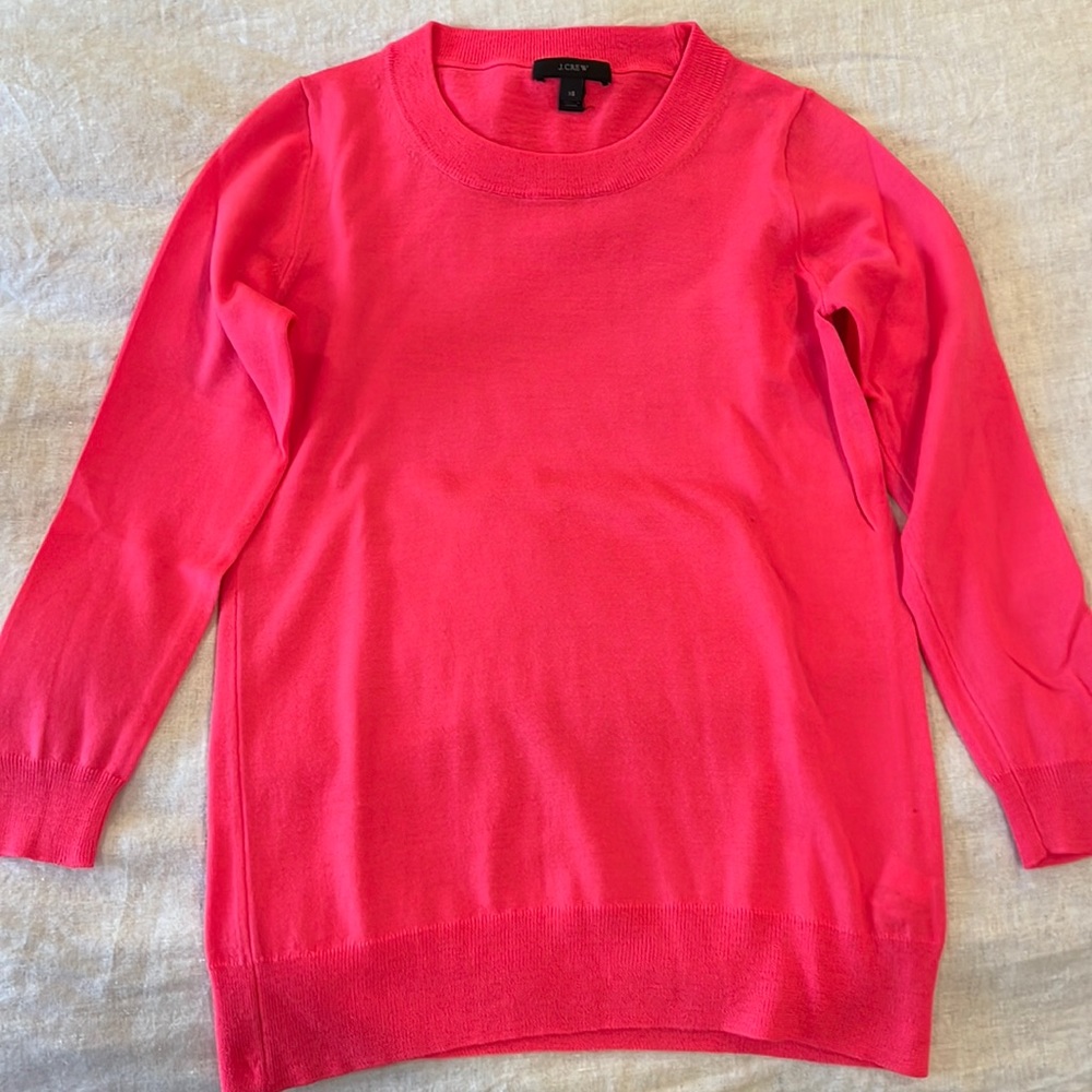 EUC J.Crew Tippi Sweater in Neon